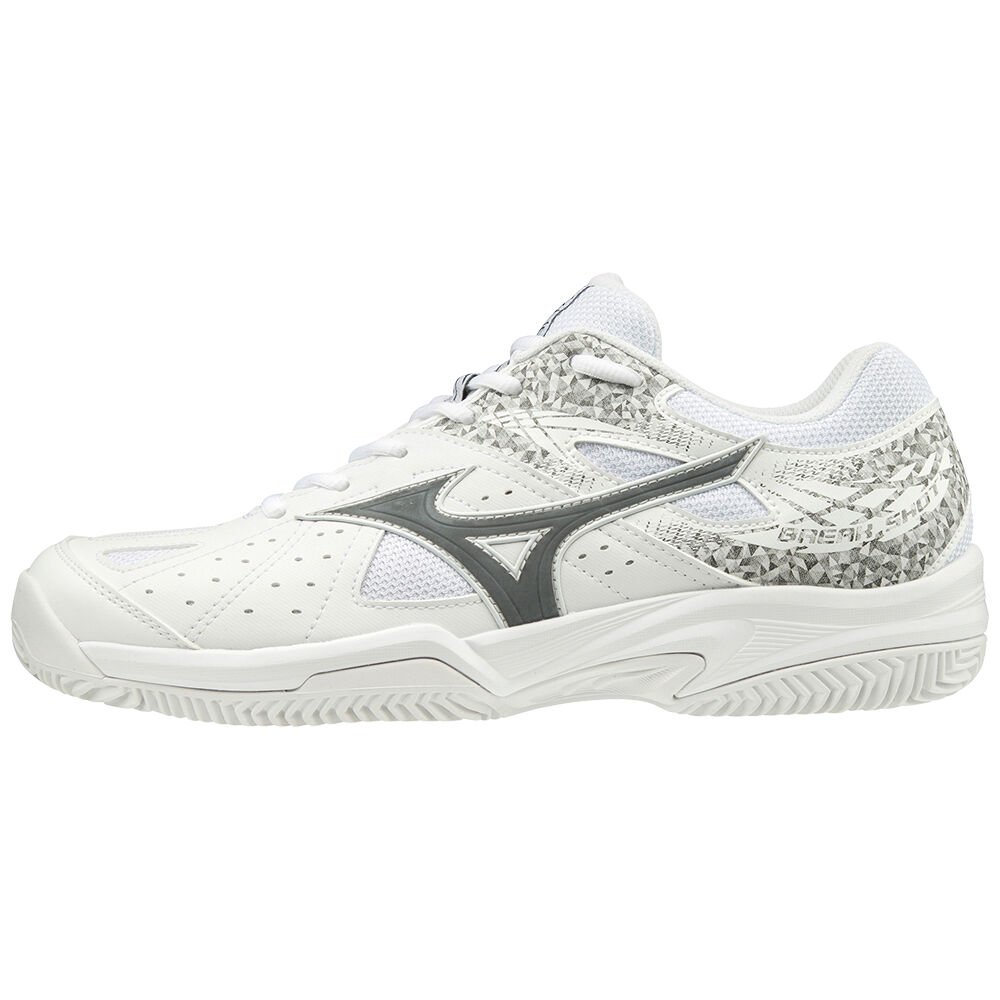 Mizuno Women's Tennis Shoes Break Shot 2 CC White/Black/White - OVUQDSM-60